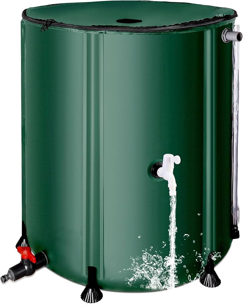 Collapsible rain barrel