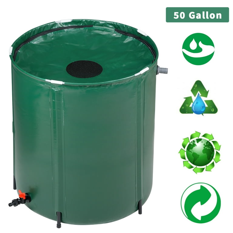50-gallon rain barrel