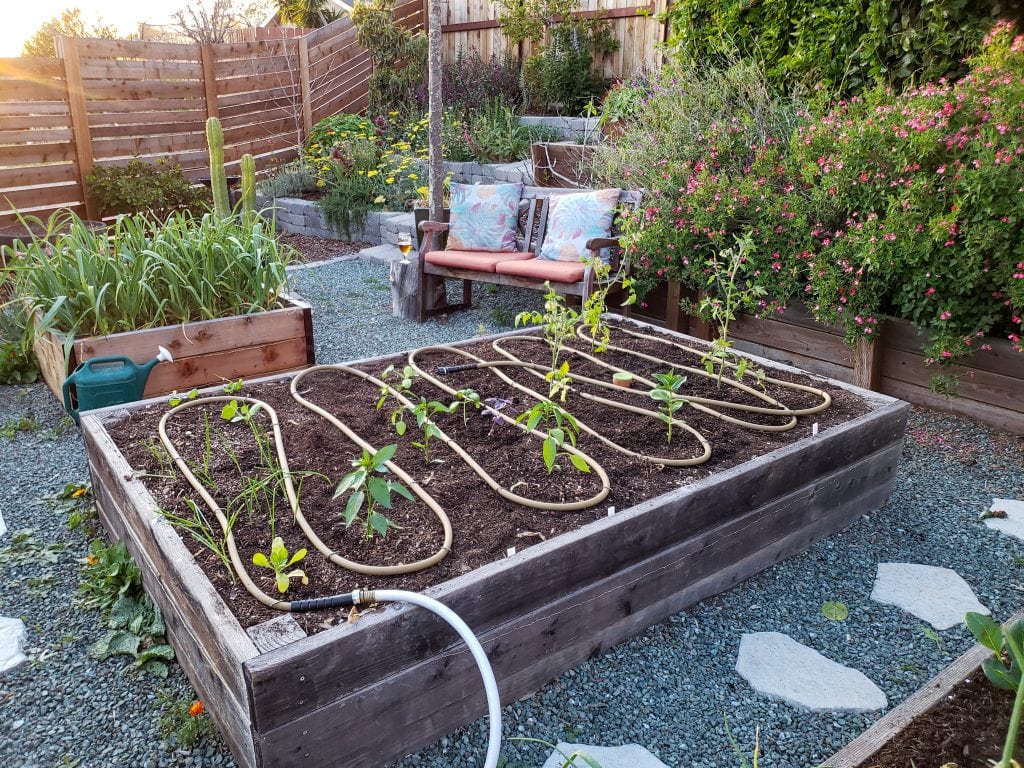Raised bed irrigation