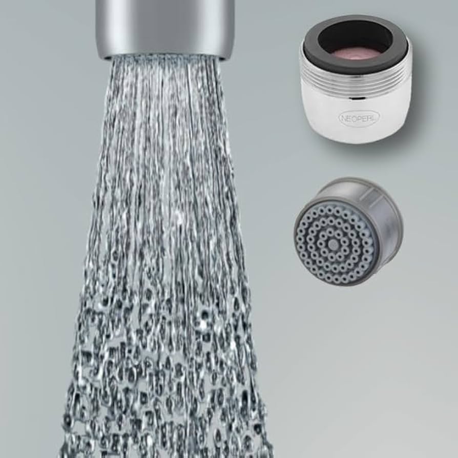 Faucet aerator components