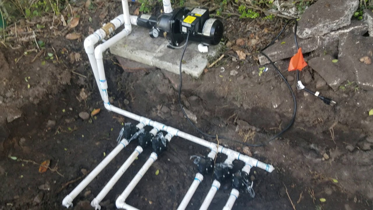 Irrigation plumbing system